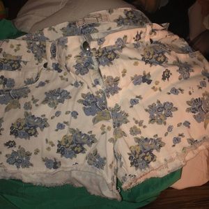 Adam Levine Floral Print Shorts